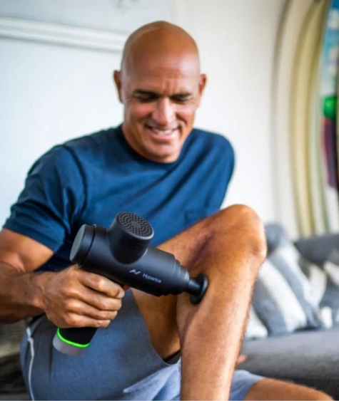Hypervolt Go 2 Pro massage gun with travel case