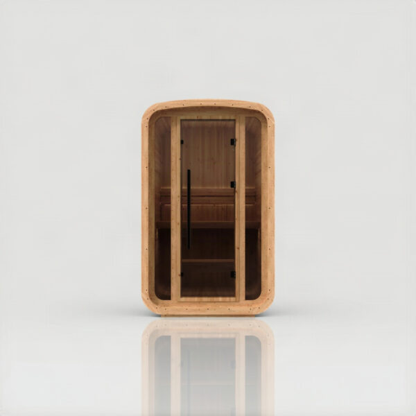 Mini Cube Sauna Scandi front